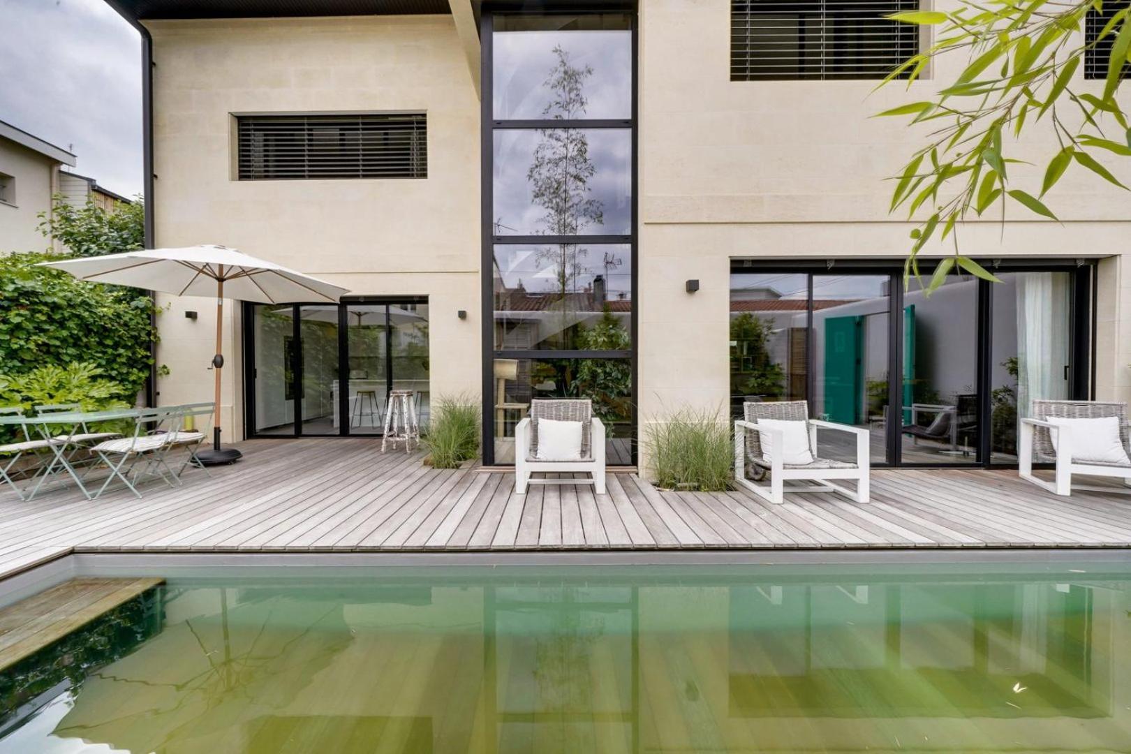 Spacious Bordeaux Family Home With Swimming Pool Bagian luar foto